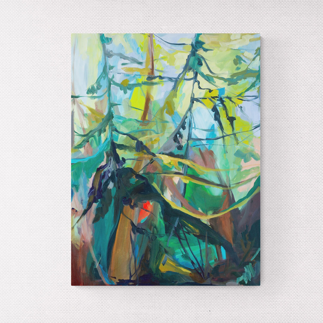 Emerald Dreams 30"x36" Acrylic on Canvas