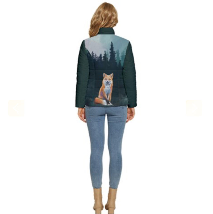 Ladies Collard Puffer Jacket - Limited Edition