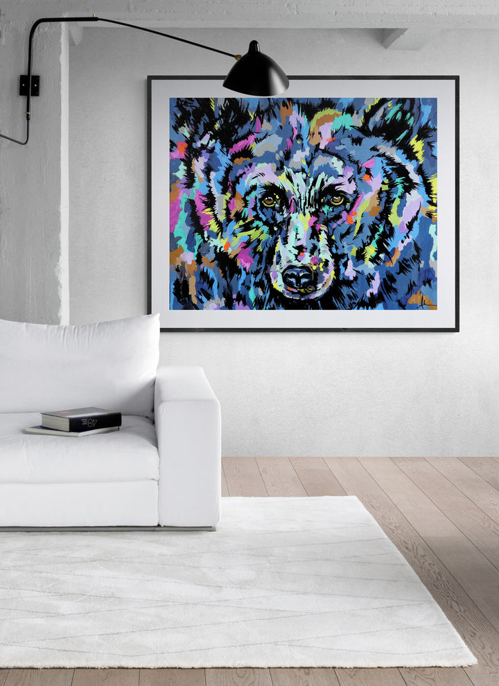 Black Beary artwork by Whistler artist Andrea Mueller