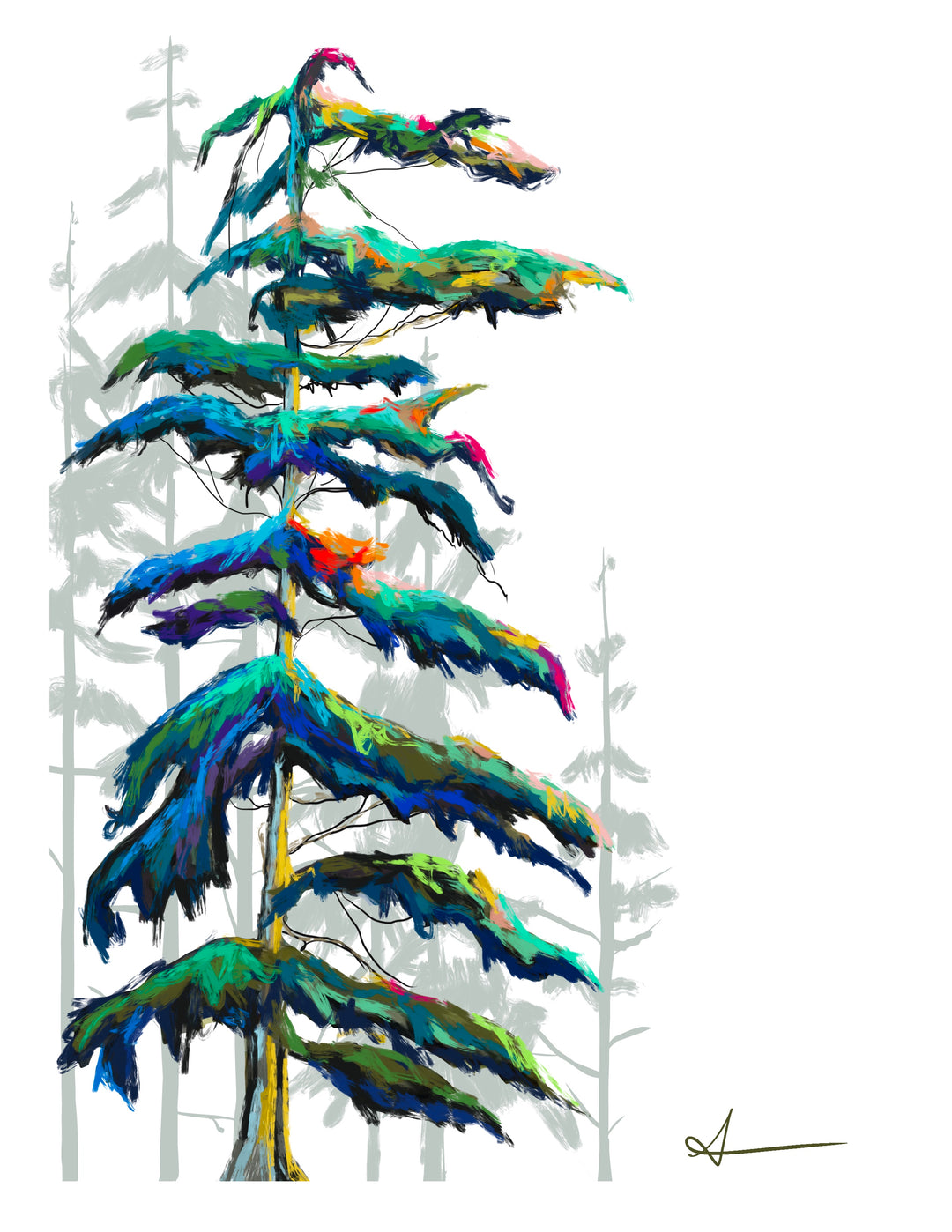 West Winds artwork by Whistler artist Andrea Mueller