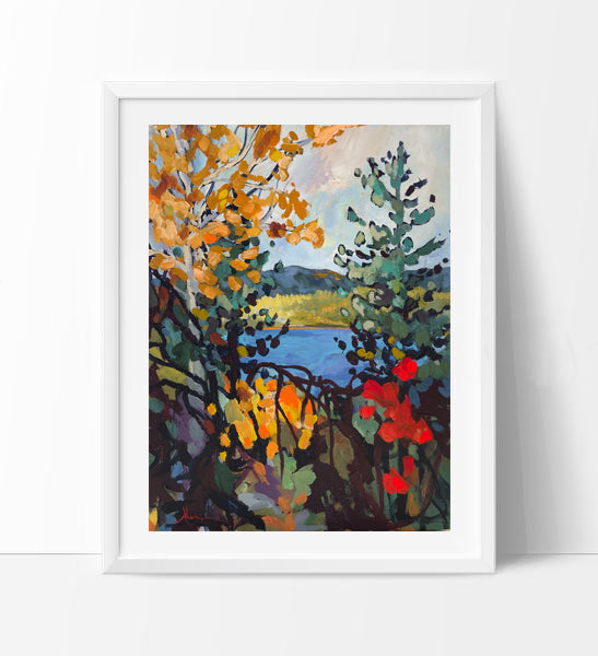 when things were simple print by Whistler artist Andrea Mueller