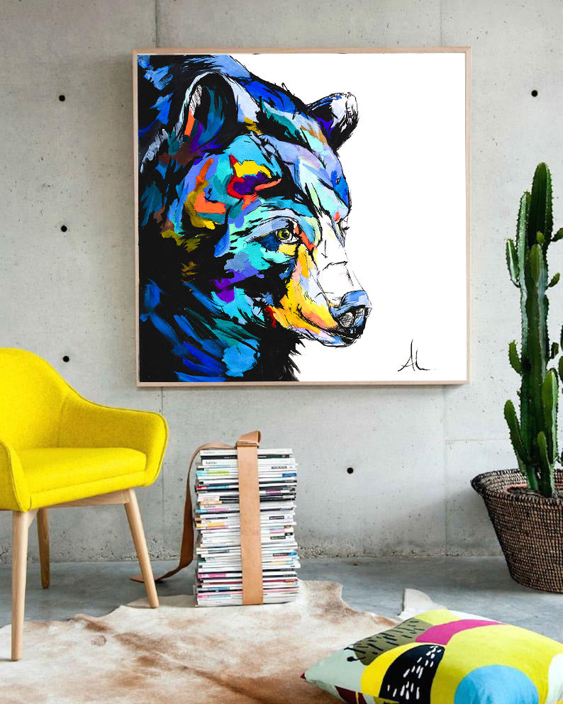 Black Bear painting by Whistler artist Andrea Mueller
