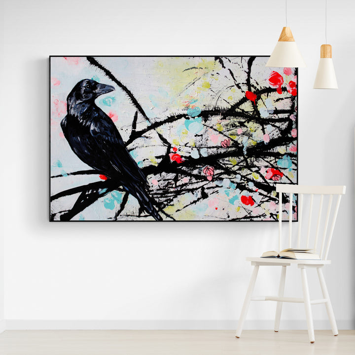 Black Beauty raven artwork by Whistler artist Andrea Mueller