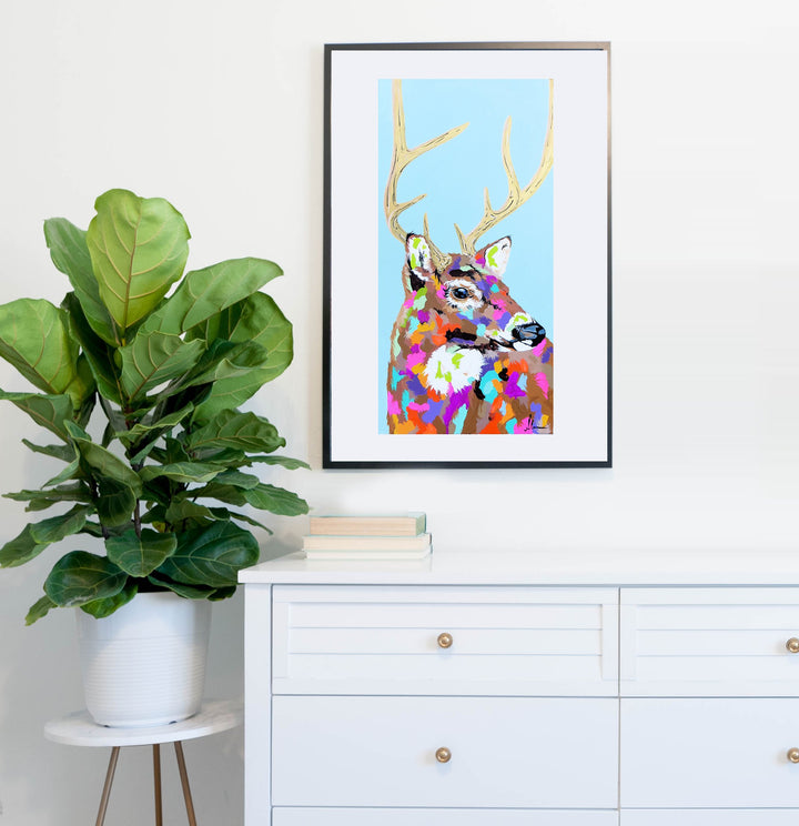 Deer Me artwork by Whistler artist Andrea Mueller