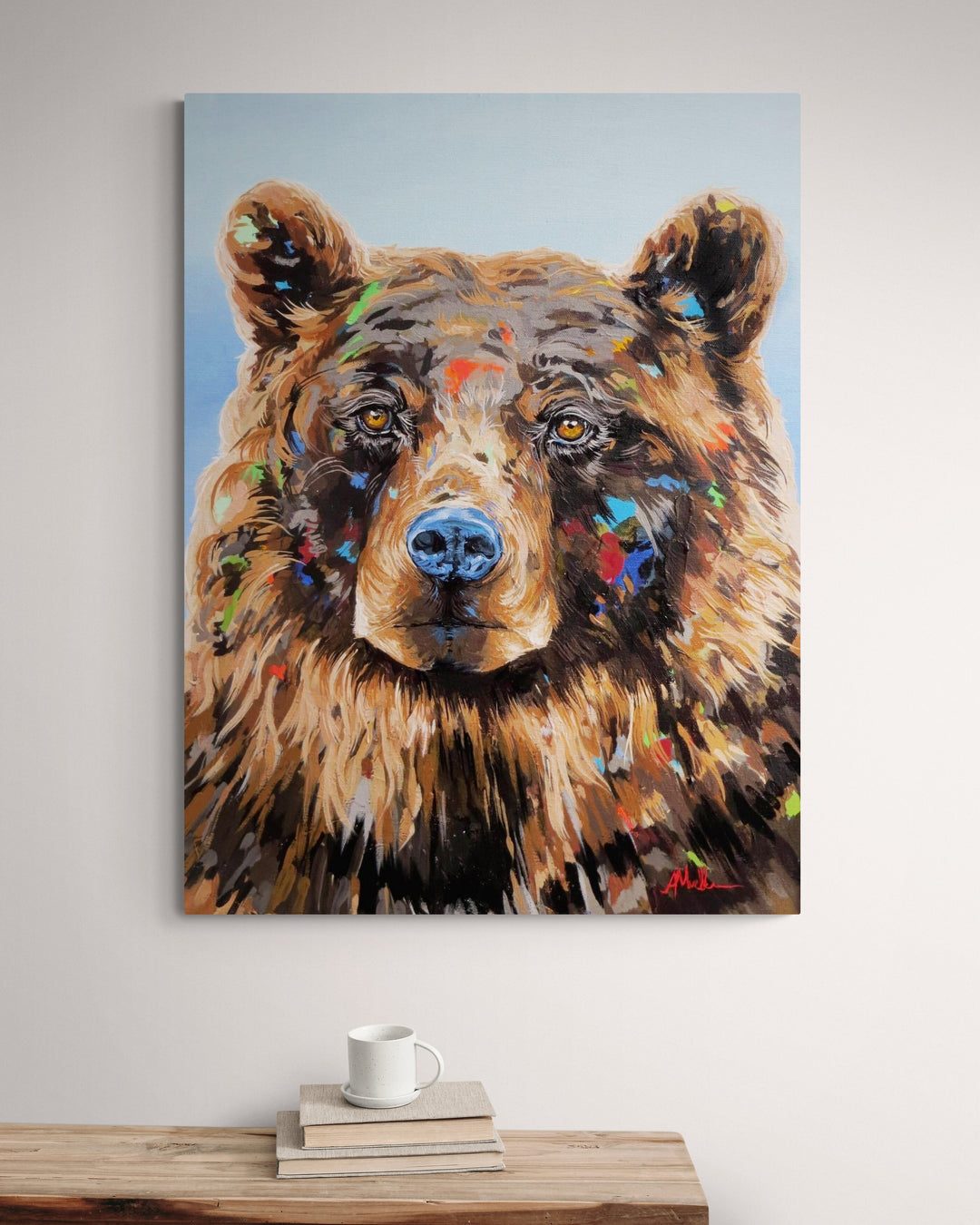 The Grizz print by Andrea Mueller