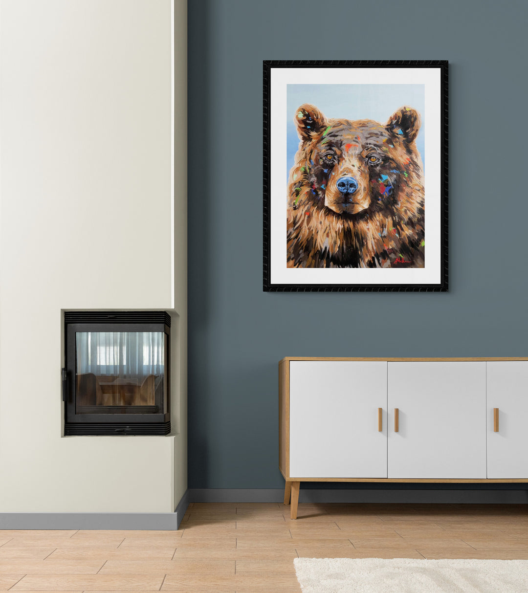 The Grizz print by Andrea Mueller