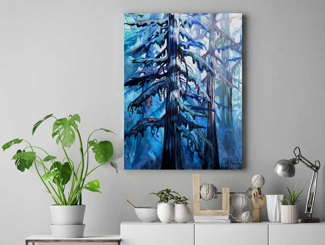 Light Out of Mist painting by Whistler artist Andrea Mueller