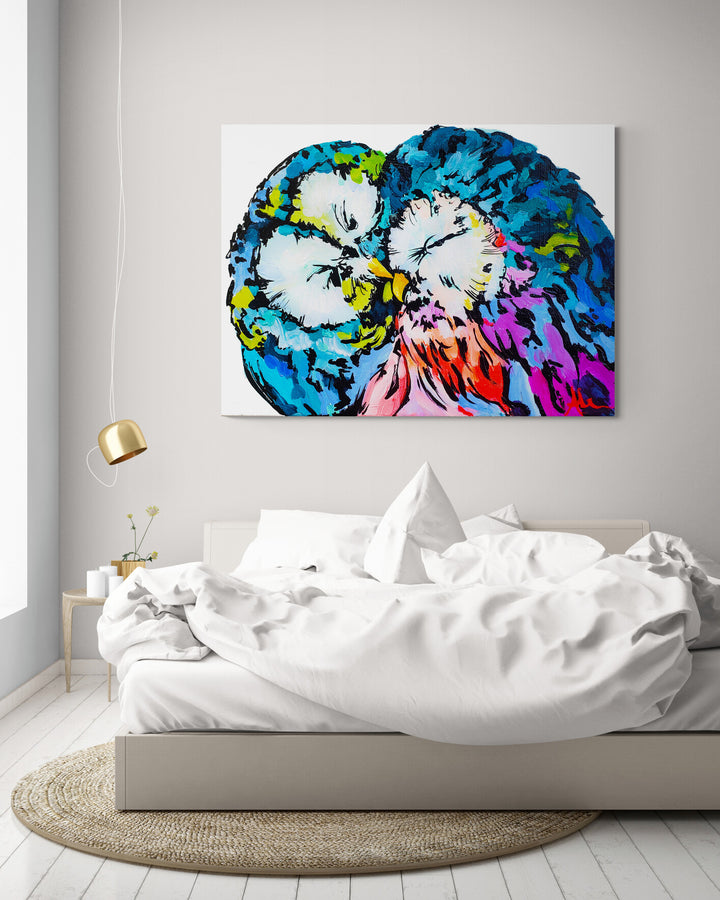 Love Birds print by Whistler artist Andrea Mueller