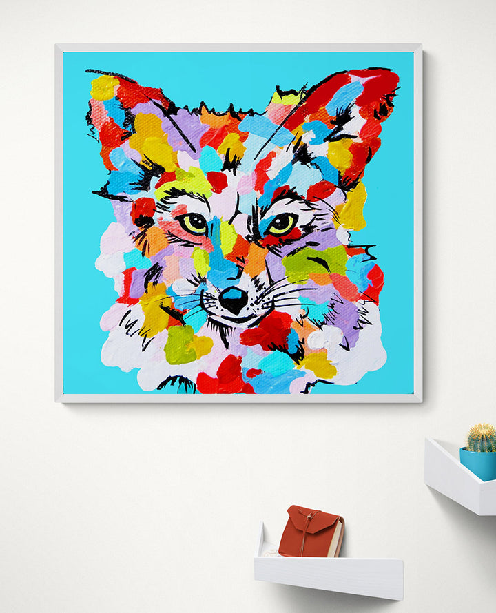 Mini Fox artwork by Whistler artist Andrea Mueller