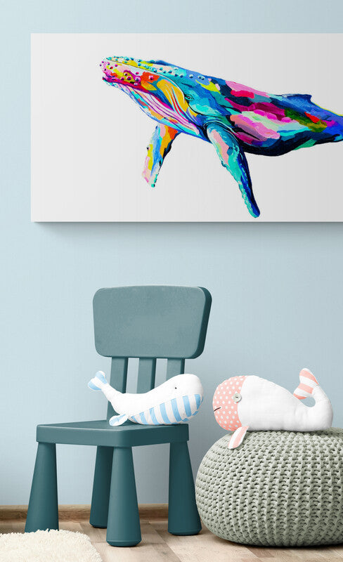 Humpback whale artwork by Whistler artist Andrea Mueller