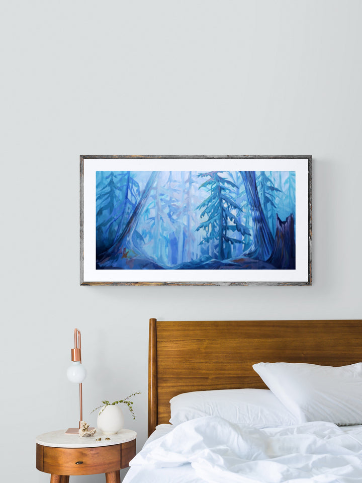 when things were simple print by Whistler artist Andrea Mueller