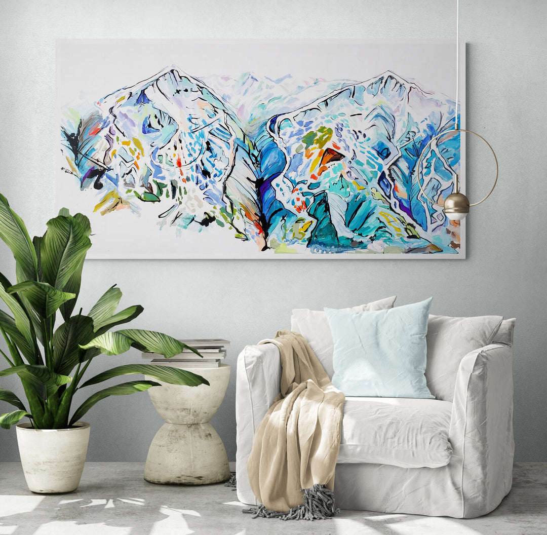 Whistler Blackcomb painting by Whistler artist Andrea Mueller