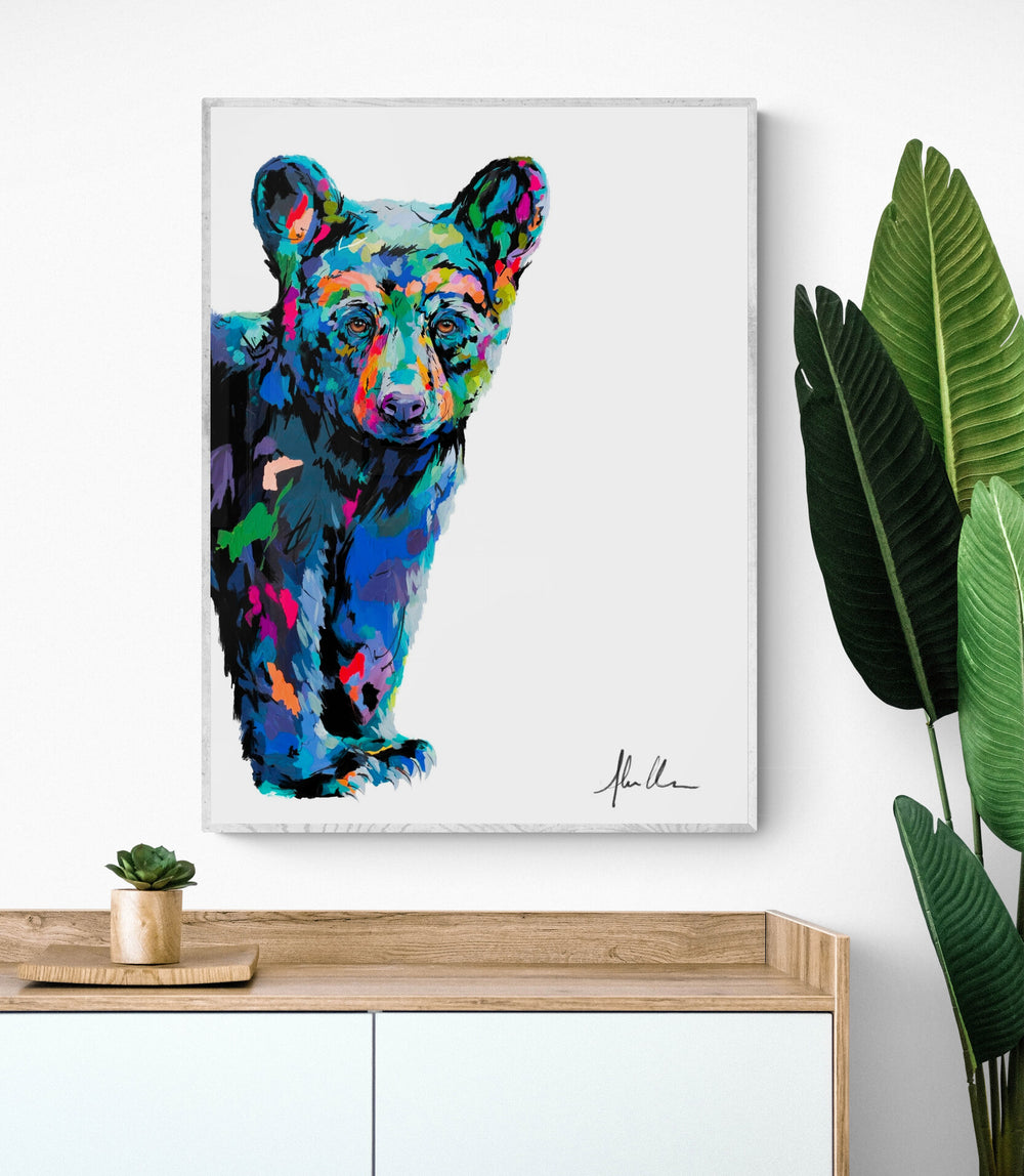 Peek bear artwork by Whistler artist Andrea