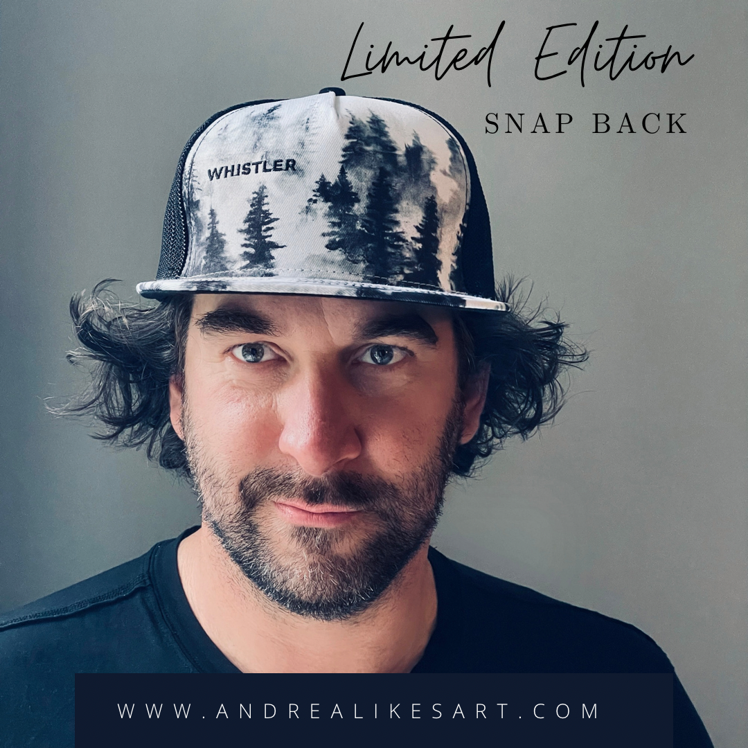 For the love of trees limited edition snapback by Andrea Mueller