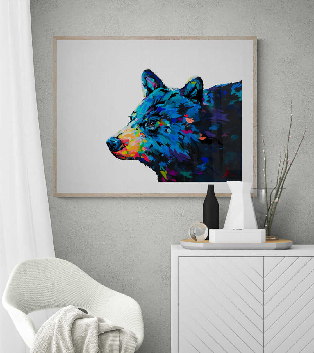 Momma Bear artwork by Whistler artist Andrea Mueller