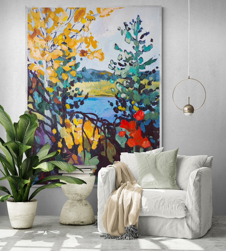 when things were simple print by Whistler artist Andrea Mueller