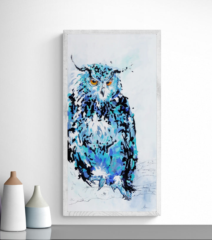 owl about you artwork by Whistler artist Andrea mueller