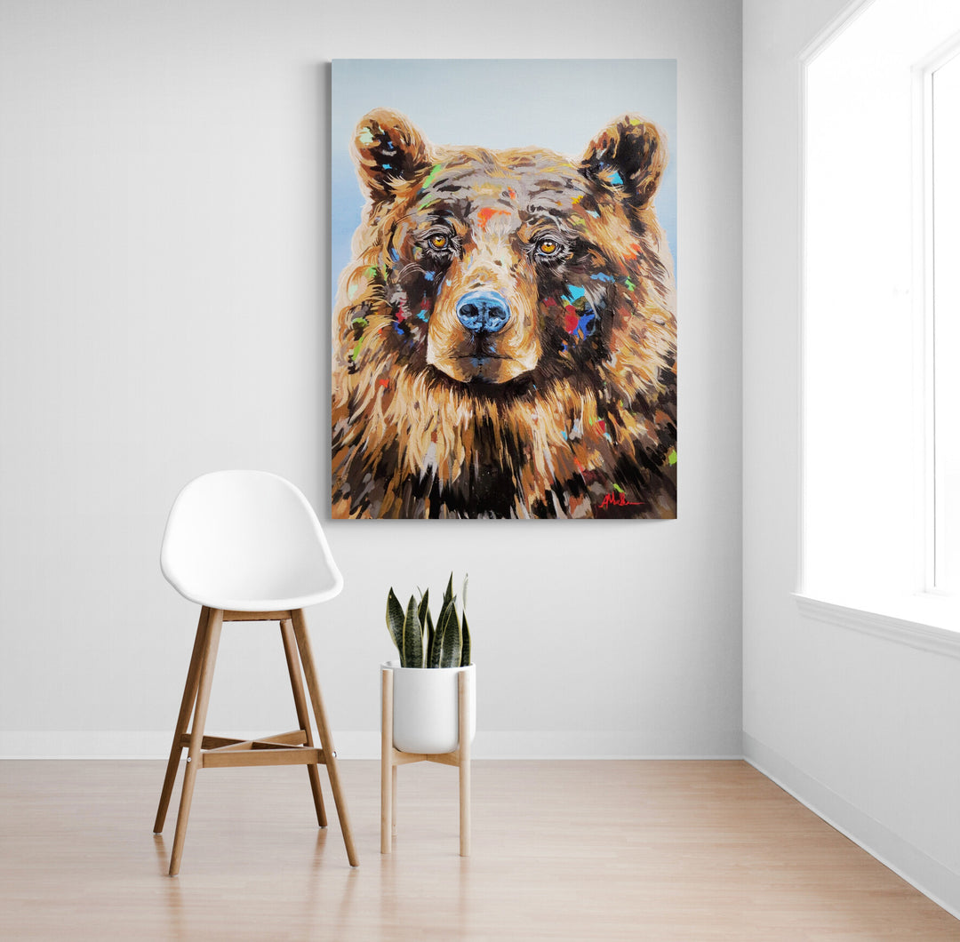 The Grizz print by Andrea Mueller