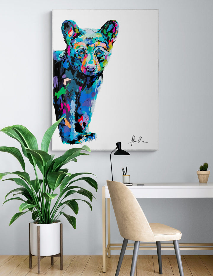 Peek bear artwork by Whistler artist Andrea