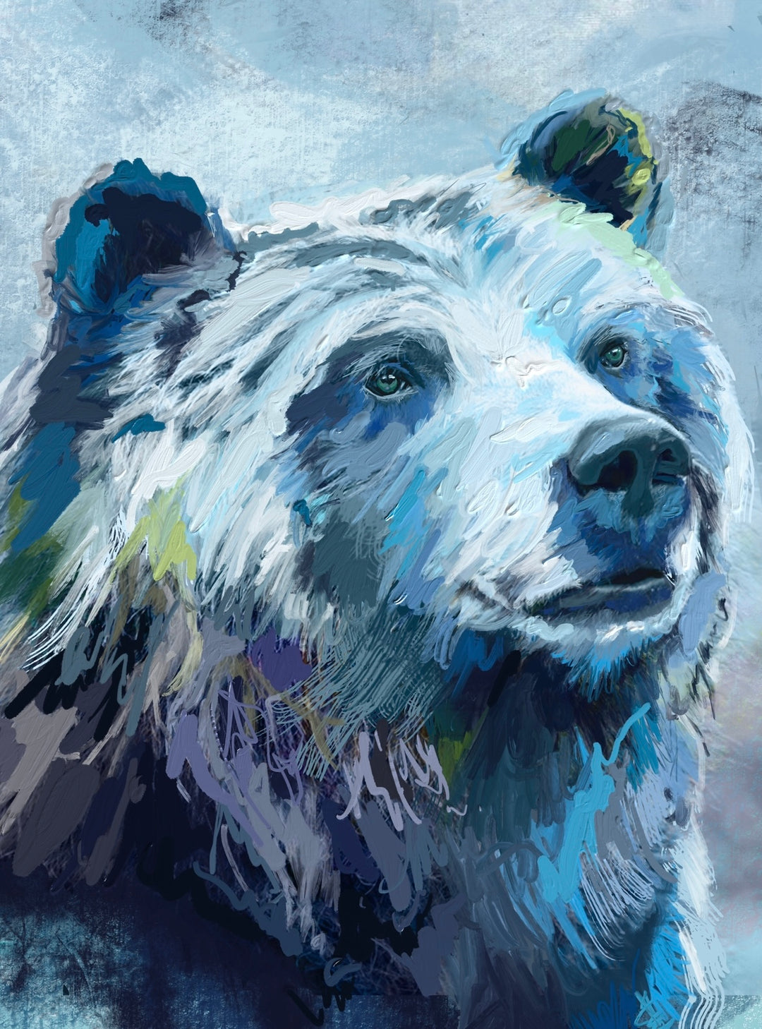 The Mystic grizzly bear artwork by Whistler artist Andrea Mueller