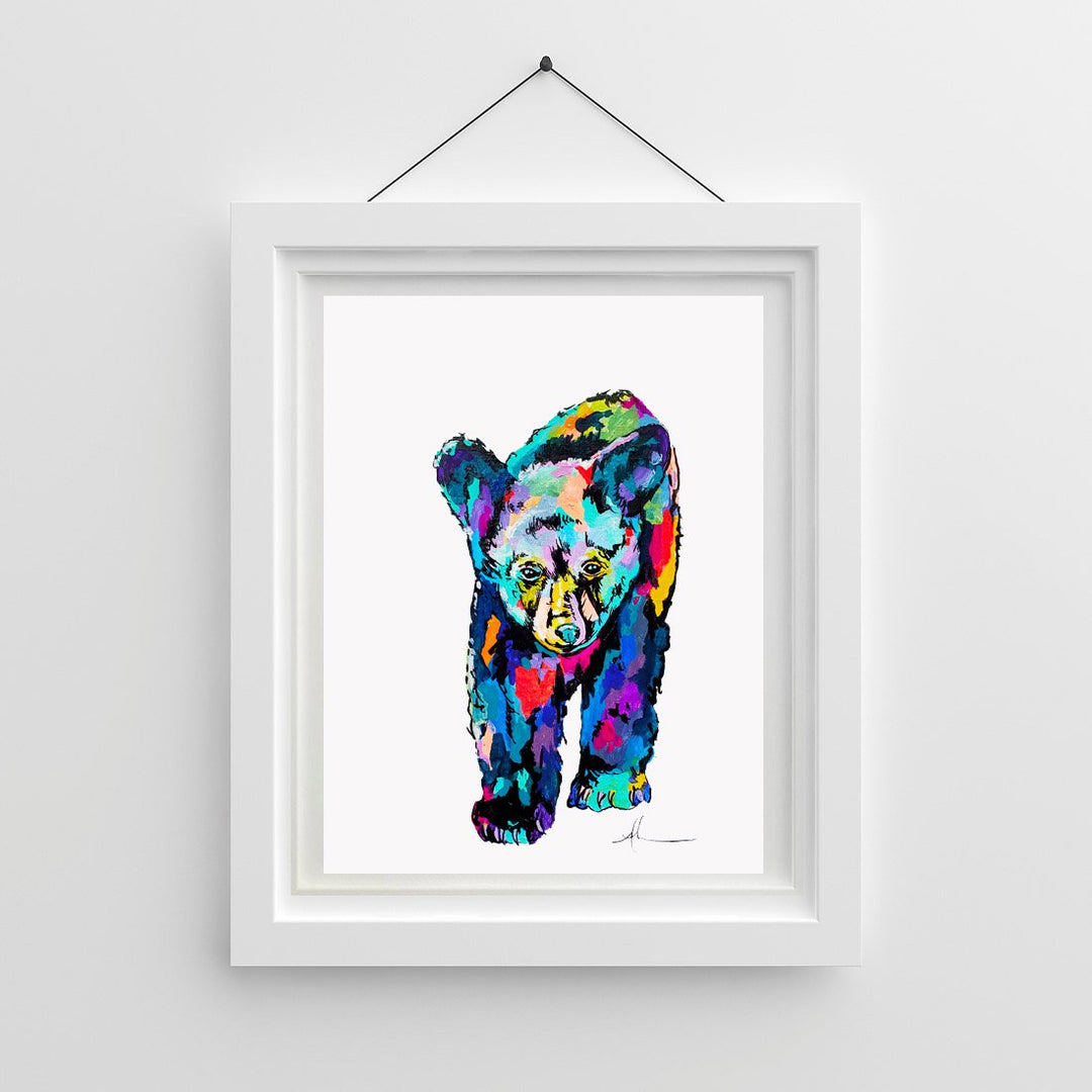 Little Bear artwork by Whistler artist Andrea Mueller