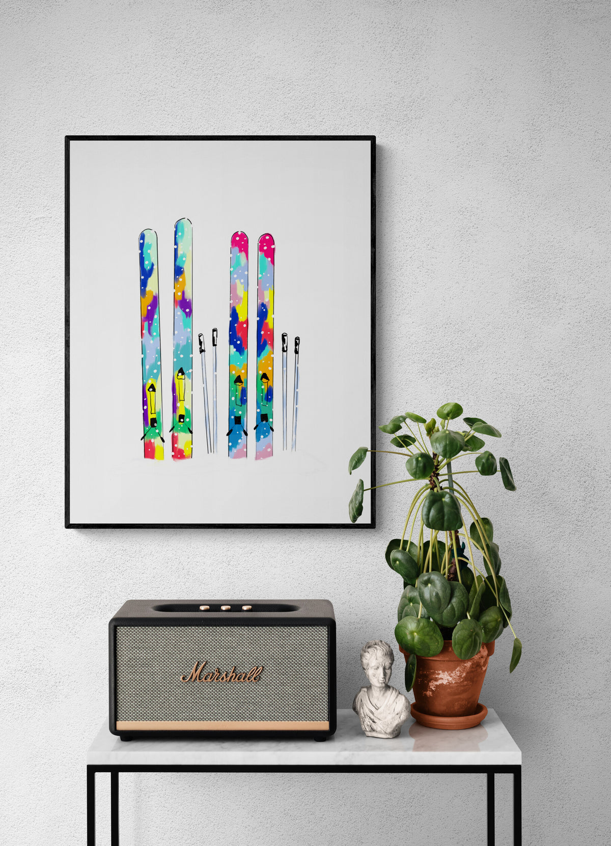 Custom Ski and Board Paintings