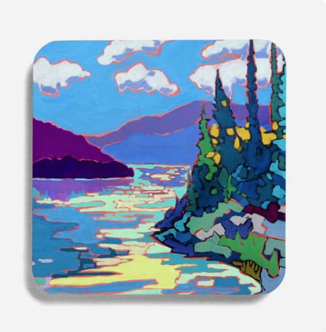 Cork picture Coasters - Set of 4 Coastal Bliss