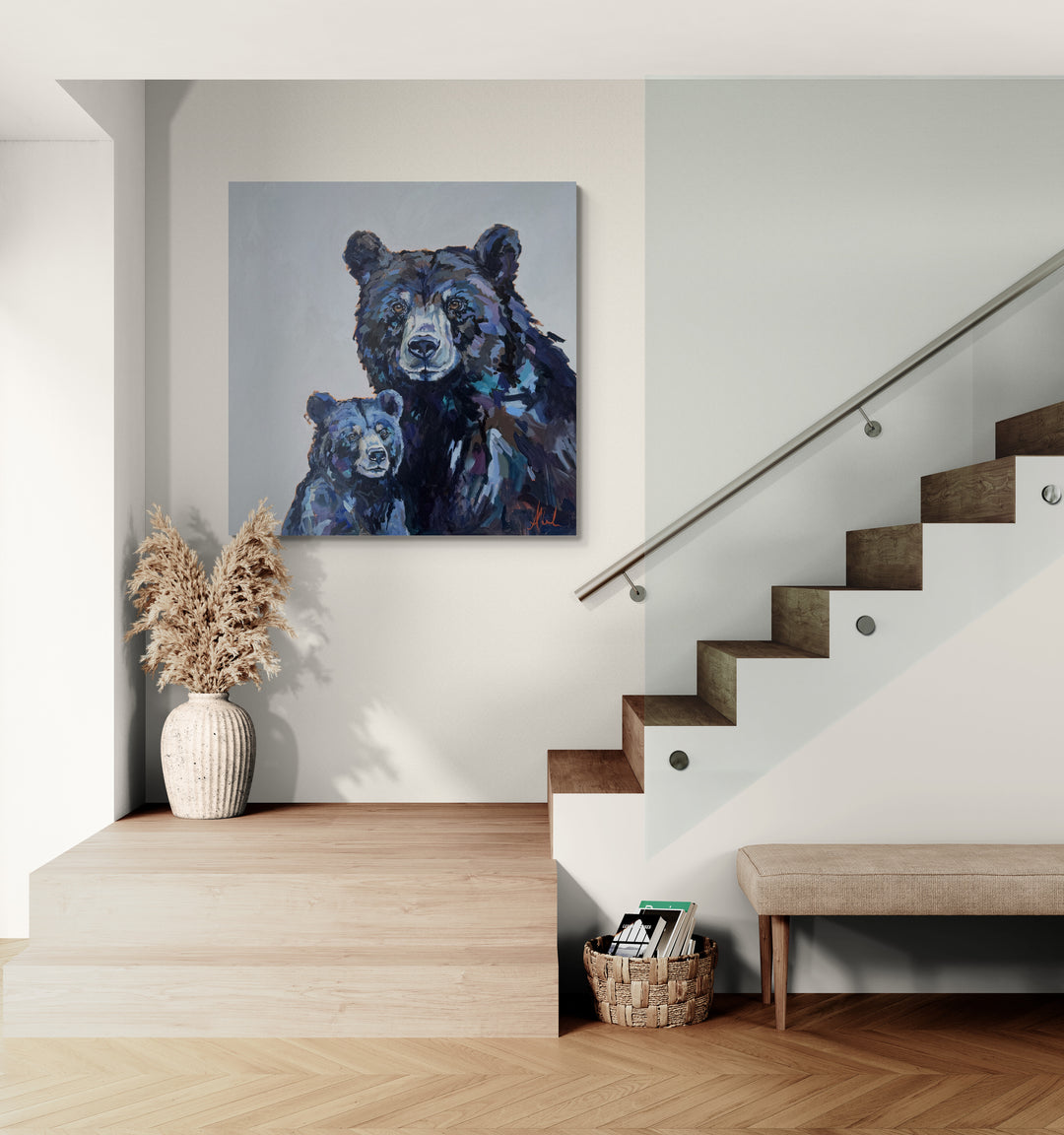 Momma Bear 40" x 40"