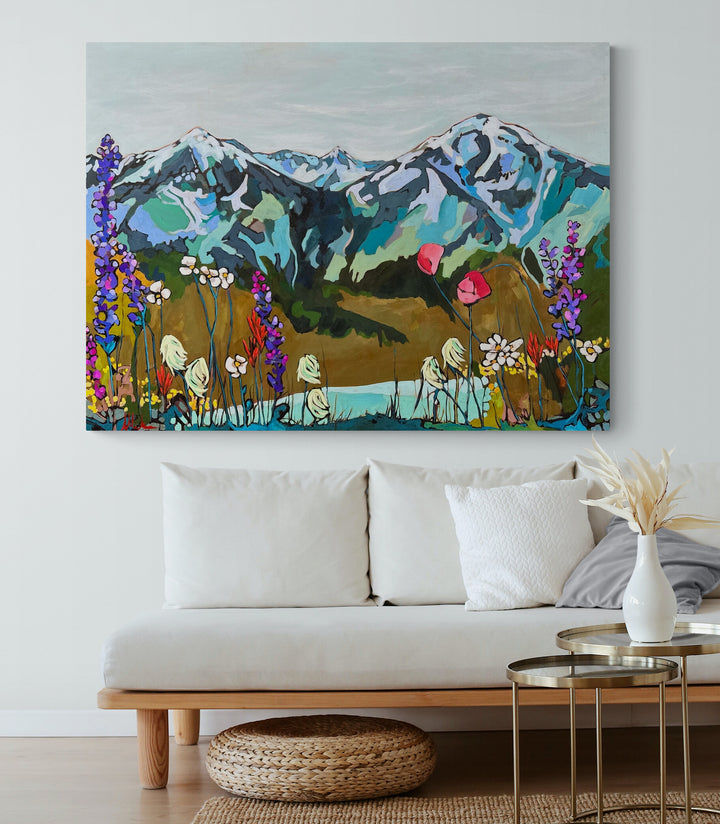 Mountain Meadow - Canvas and Paper Prints