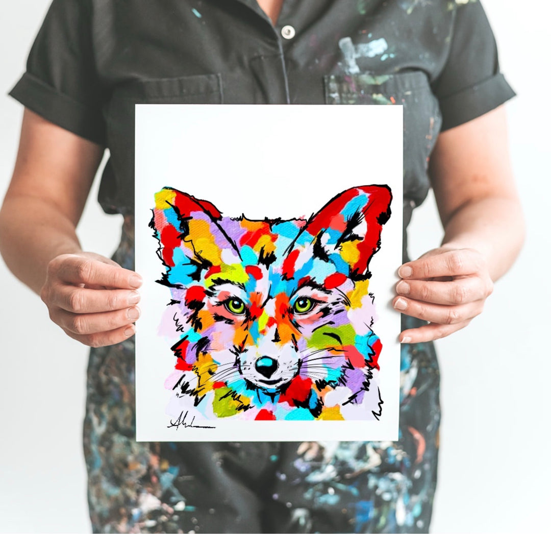 Foxy Studio Print