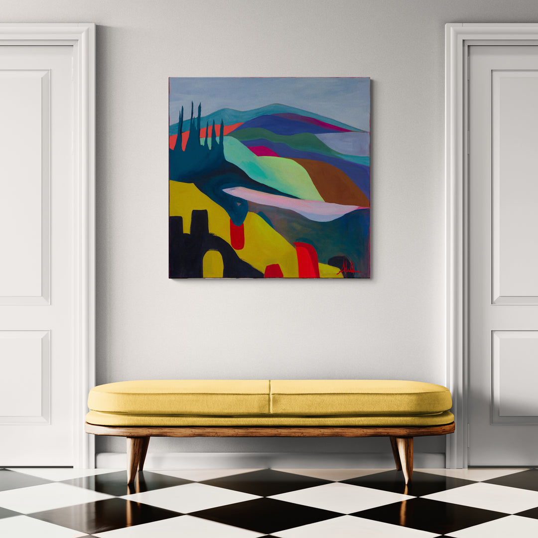 Alpine Meadow 36" x 36"