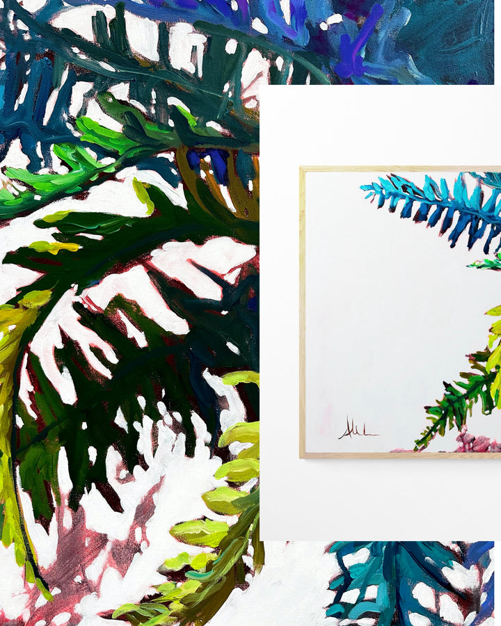 Between Two Ferns: Purple Haze - Canvas And Paper Prints