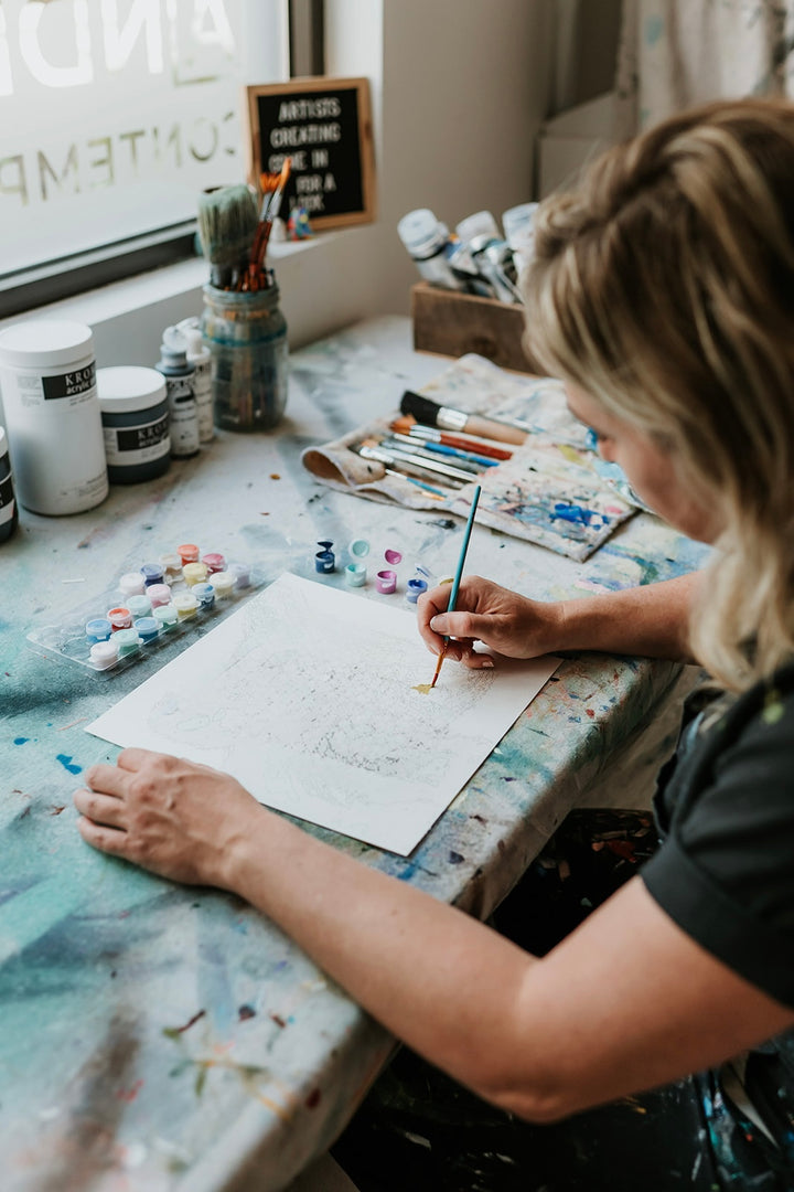 Paint By Number Kit - Mountain Meadow