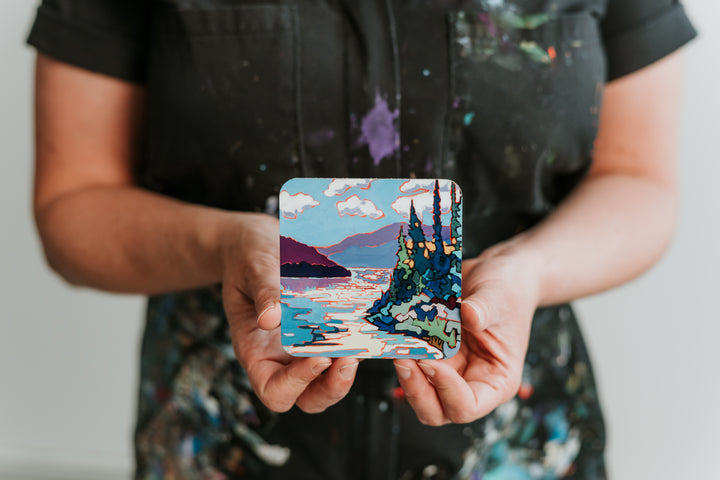 Cork picture Coasters - Set of 4 Coastal Bliss