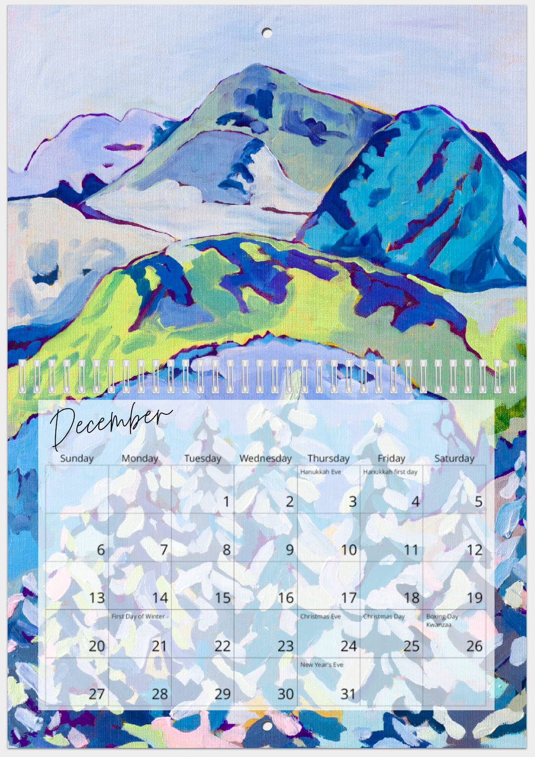 2026 Art Calendar - Early Bird Price. Shipping Worldwide