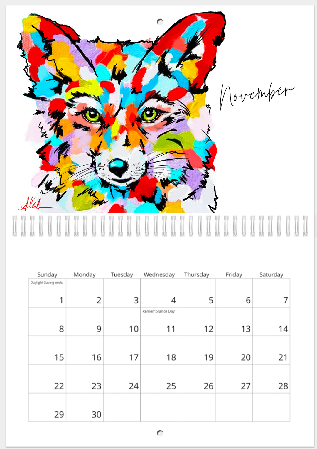 2026 Art Calendar - Early Bird Price. Shipping Worldwide