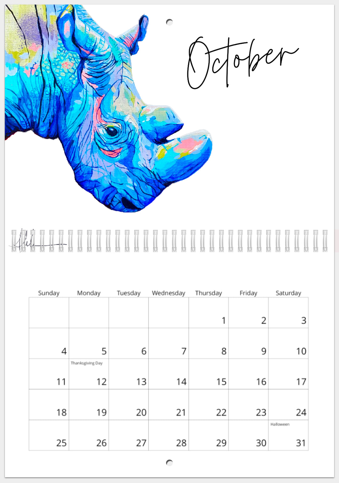 2026 Art Calendar - Early Bird Price. Shipping Worldwide