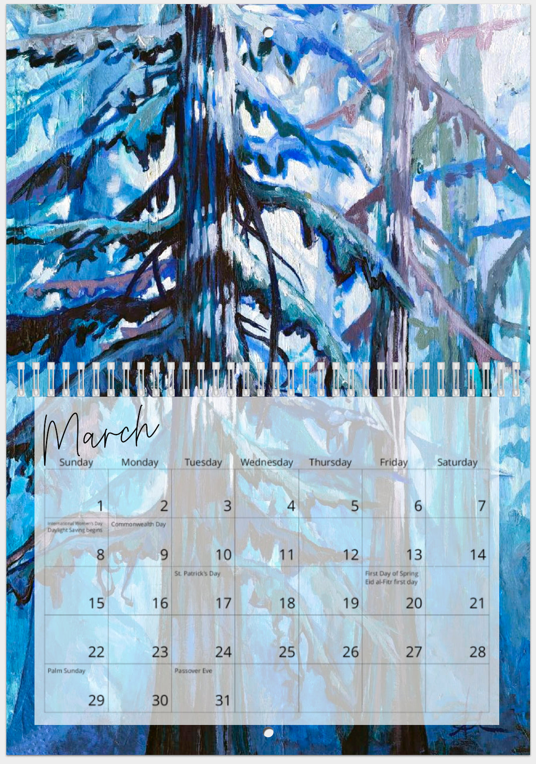 2026 Art Calendar - Early Bird Price. Shipping Worldwide