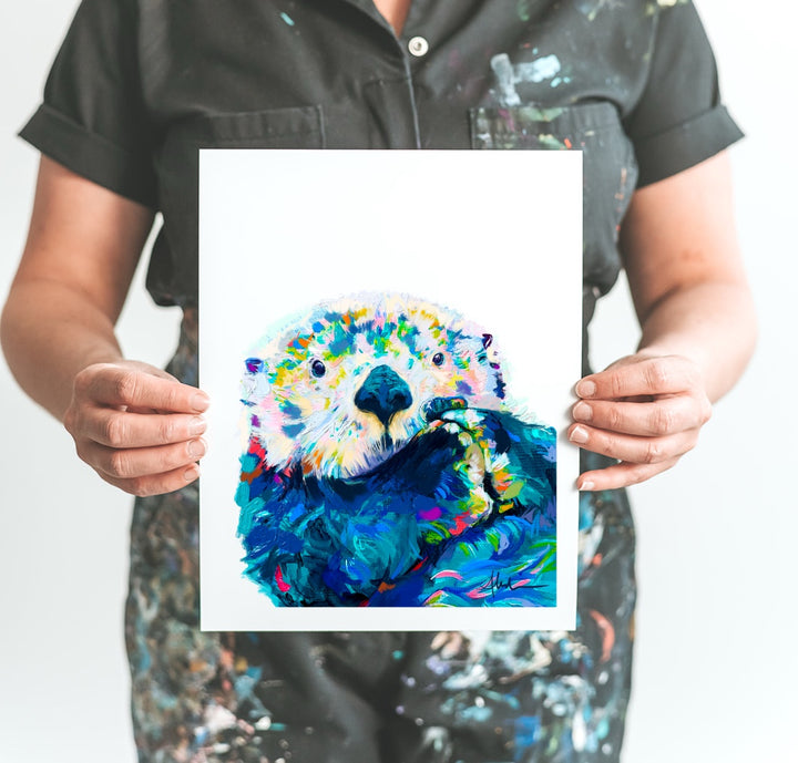 Sea Otter - Canvas and Paper Prints