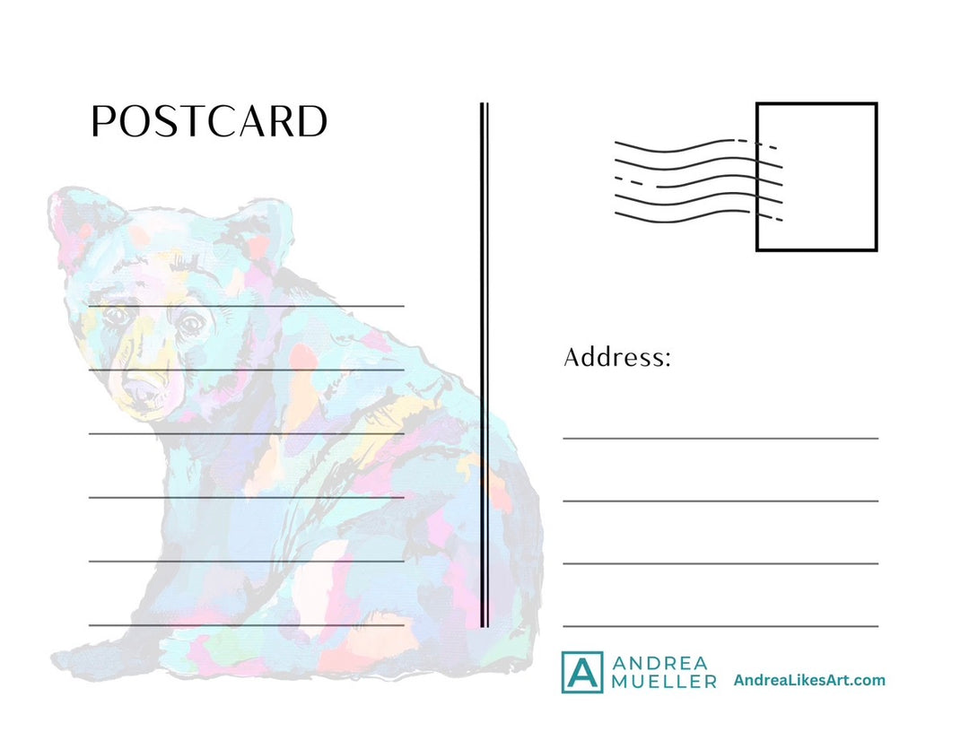 Big Love Bear - Pack of 10 Post Cards (US & CA)
