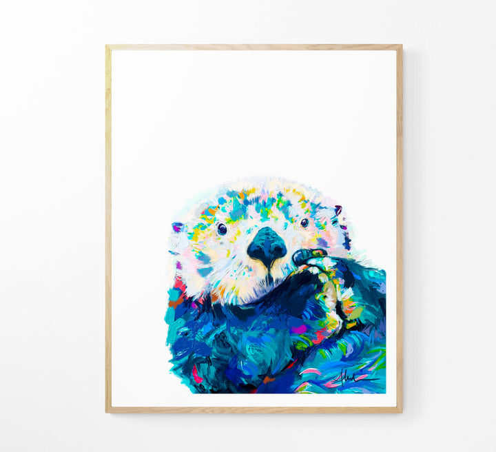 Sea Otter - Canvas and Paper Prints