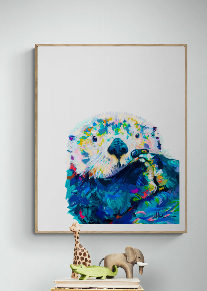Sea Otter - Canvas and Paper Prints