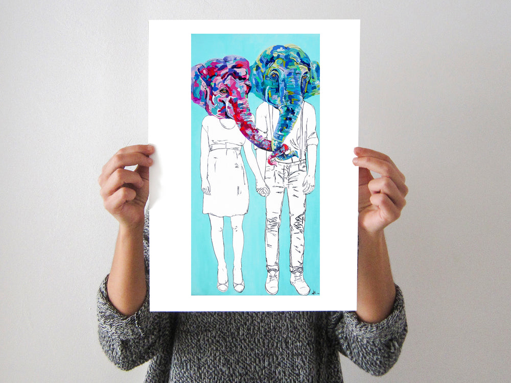 You Are My Elephant artwork by Whistler artist Andrea Mueller