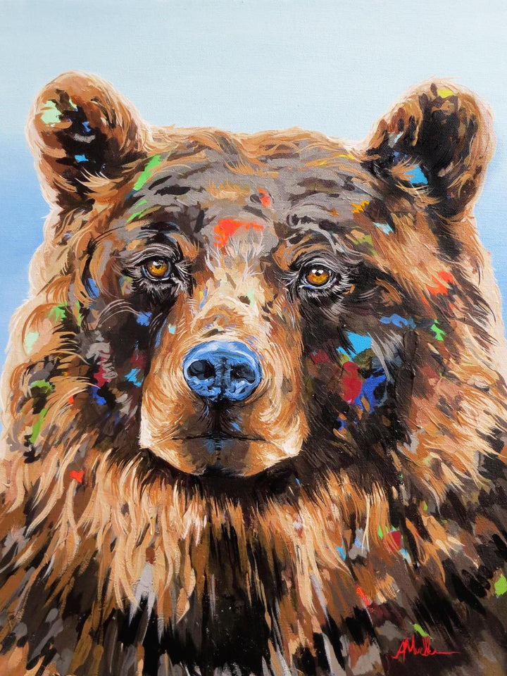 The Grizz print by Andrea Mueller