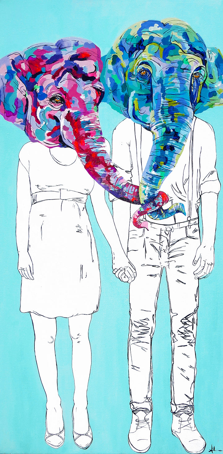 You Are My Elephant artwork by Whistler artist Andrea Mueller