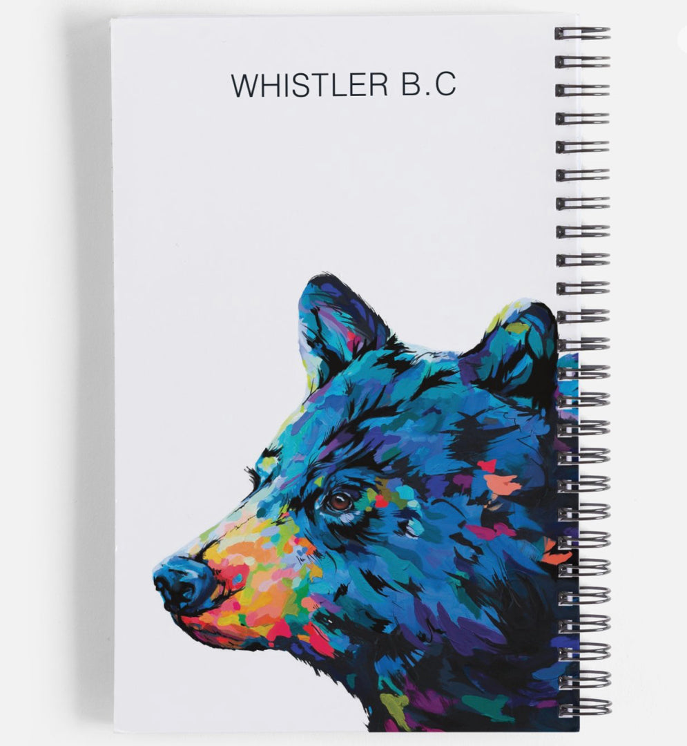 Colourful bear Whistler BC by Andrea Mueller